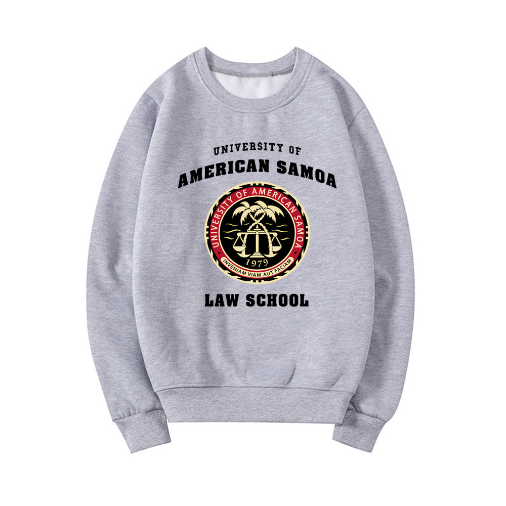 Felpa della scuola universitaria di Samoa americana, girocollo, pullover unisex, felpe con cappuccio grafiche, felpe streetwear da donna