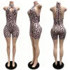 Summer Clothing Dot Printed Boutique Vendors Sexy Halter Collar Short Jumpsuit Custom logo Jumpsuit for Women