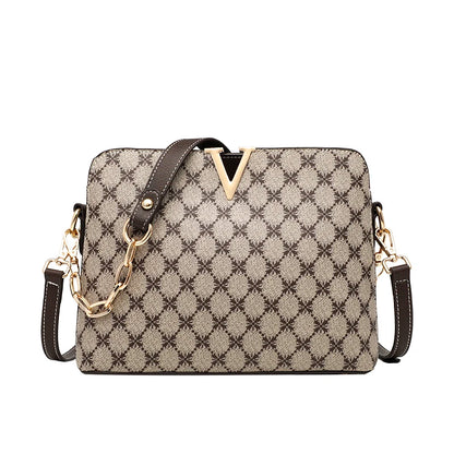 Nuova borsa a tracolla di design di lusso per donna Borse a tracolla a tracolla in pelle Pu Borse da donna a tracolla con catena di moda