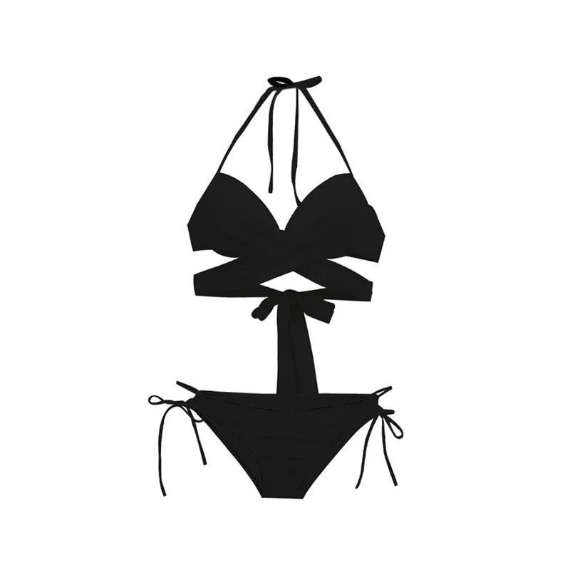 HR-8611 Bikini Damen Sexy Strand Badeanzug Umweltfreundliche Bademode Zweiteiler Private Label Bikini