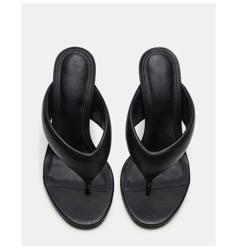 Custom Women's Lightweight High-Heeled Sandals Summer Antislip Clear Upper Breathable Height Increasing Heel Sexy Style