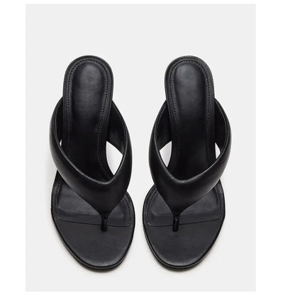 Custom Women's Lightweight High-Heeled Sandals Summer Antislip Clear Upper Breathable Height Increasing Heel Sexy Style
