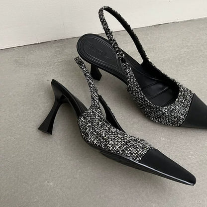 Thick Soled Sandals for Women's New Year High Heels Fish Mouth Women's  Soft Height Increasing Sponge Shoes