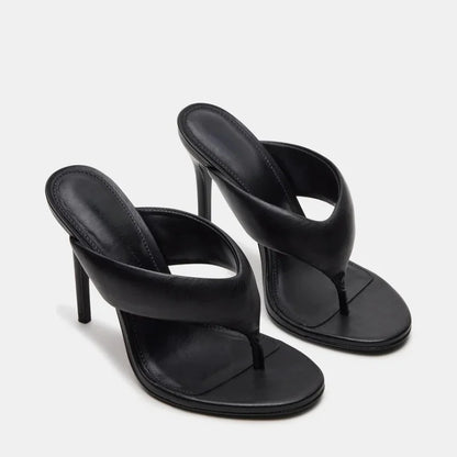 Custom Women's Lightweight High-Heeled Sandals Summer Antislip Clear Upper Breathable Height Increasing Heel Sexy Style
