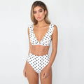 HD- HD2186 Recycled Fabric Swimwear Ladies Deep-v Sexy Two Piece Bikini Suit Women's Fashion Swimsuit Customized Swimwear