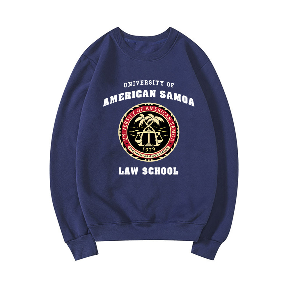 Felpa della scuola universitaria di Samoa americana, girocollo, pullover unisex, felpe con cappuccio grafiche, felpe streetwear da donna
