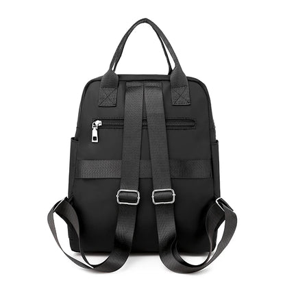 Zaino da donna da viaggio Borse a tracolla Oxford impermeabili casual Borsa da donna di grande capacità Zaino Borsa da scuola nera