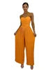 Liu Ming Herbst Winter Damen Sexy Neues Produkt Rückenfrei Locker Lässiger Playsuit Weiblicher Plissierter Overall Weiter Bein Jumpsuit