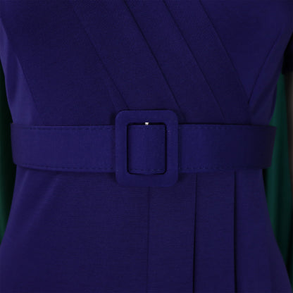 Abito aderente elegante da donna maniche corte avvolgente scollo a V cintura in vita modesta abito da chiesa abiti estivi femminili abiti di classe africani