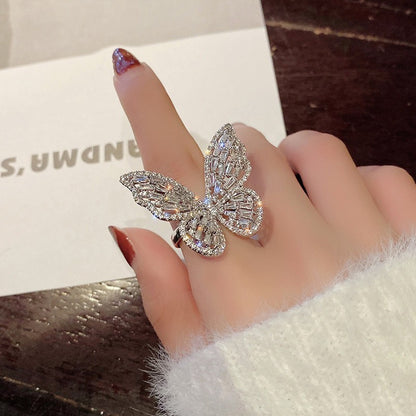 Anello serpente aperto gotico da donna Anelli animali regolabili Rettile Moda Punk Personalità Accessori per gioielli Tentacoli di gioielli