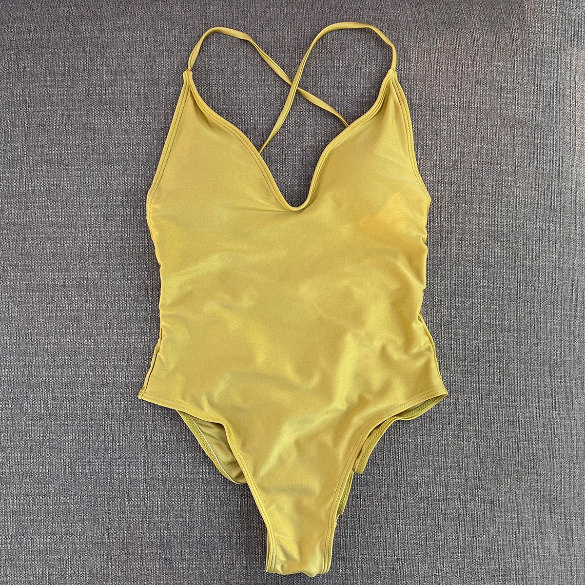 Sexy Padded One Piece Swimsuit Women Swimwear Solid Bathing Suit Monokini Swimming Suit Summer Beachwear maillot de bain femme