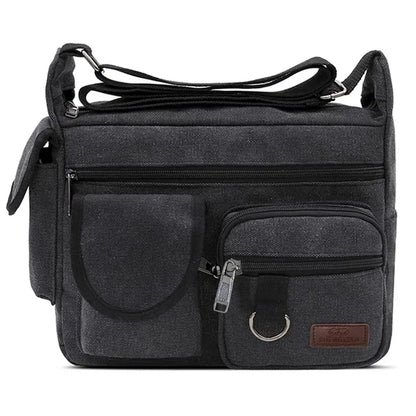 Borsa a Tracolla in Tela da Uomo, Borsa Casual da Viaggio, Borsa Messenger di Lusso, Borsa a Mano di Alta Qualità, Borsa da Petto alla Moda