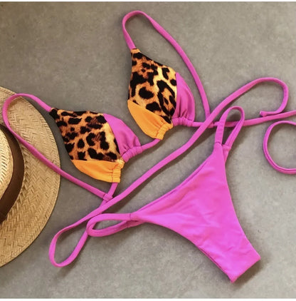 2026 Bikini Women's Swimsuit Swimwear Female Sexy Bikinis Set Push Up Swimming Bathing Suit Women Swimsuits Printing Bikini Set