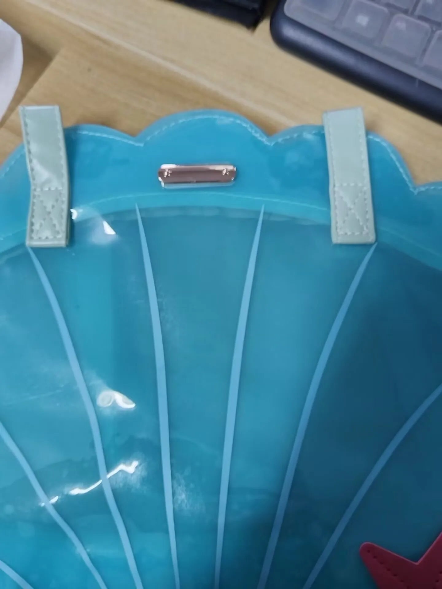 Miyagawa Borsa a conchiglia in PVC trasparente estivo Borsa a tracolla singola Design di nicchia coreano carino per borse a tracolla singole per ragazze