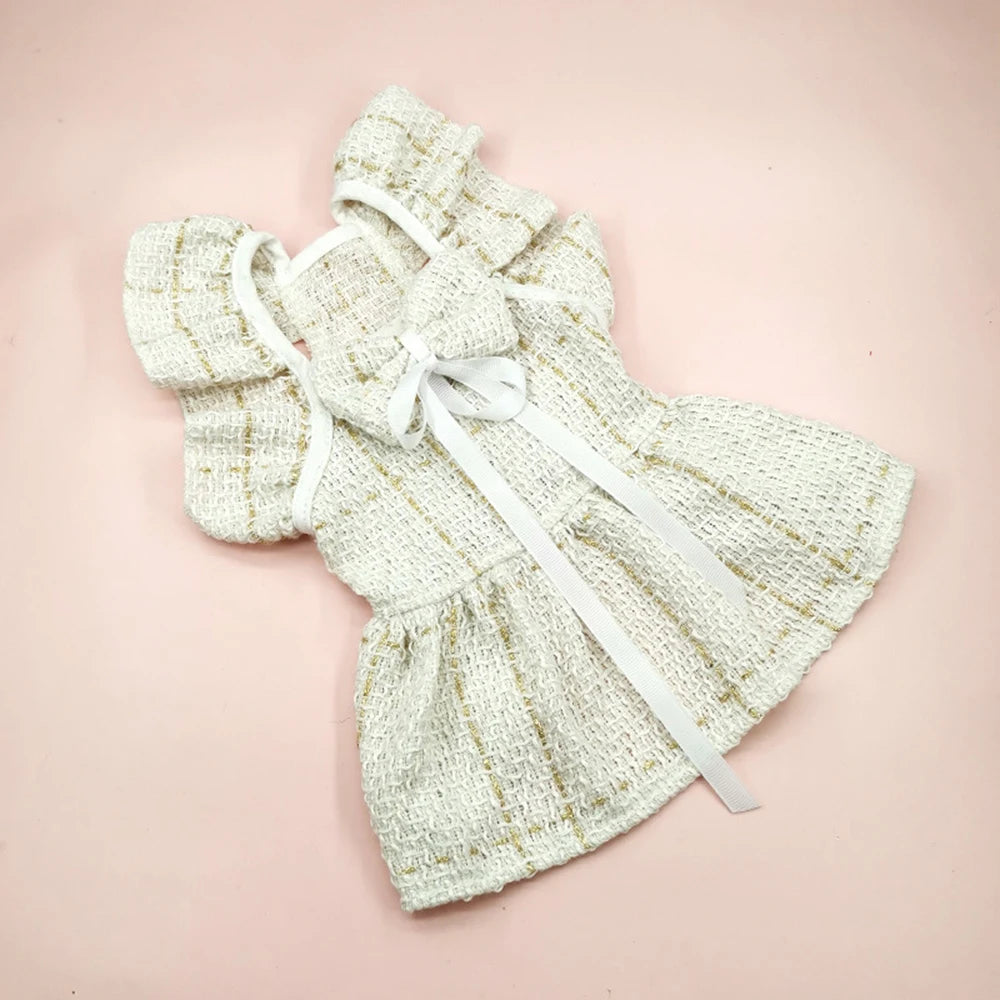 Pet Princess Style Dress nero bianco cane gatto gonna estate comoda gonna a fiocco per cani di piccola e media taglia forniture per animali domestici