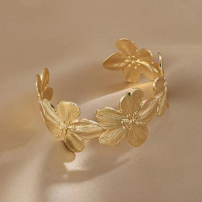 Bracciale da donna Bracciale da donna semplice e alla moda con fiori, adatto per l'uso quotidiano e per le vacanze