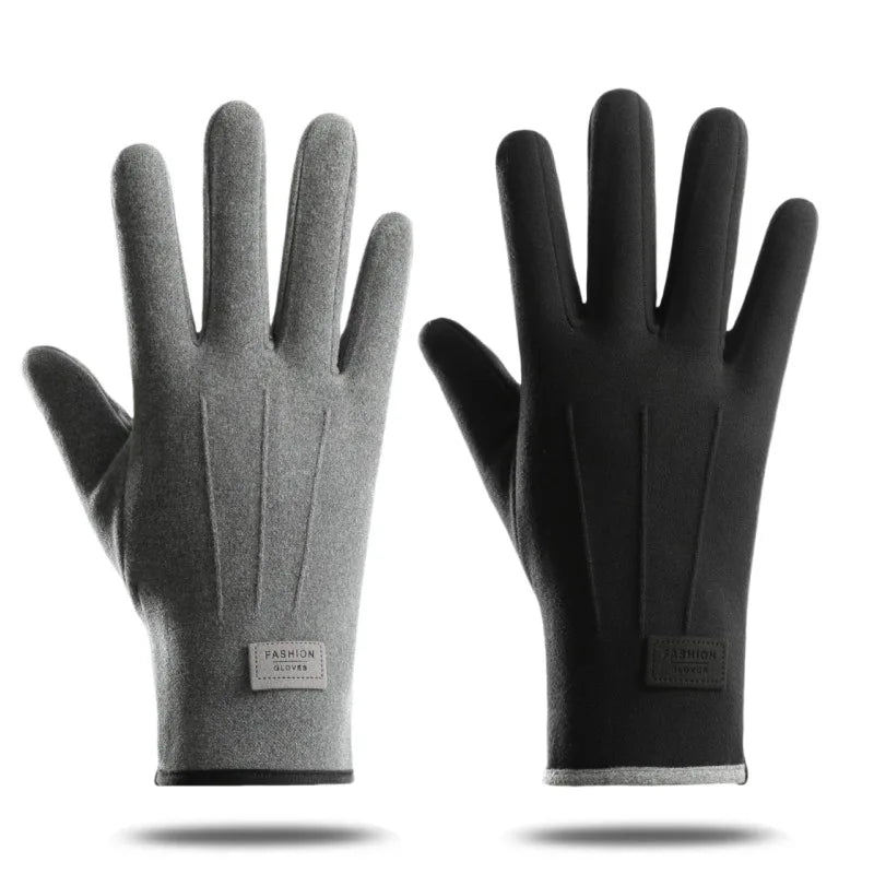 Guanti caldi da donna, uomo invernale, ciclismo all'aperto, guida, ciclismo sportivo, con pile, guanti da coppia autunnali e invernali
