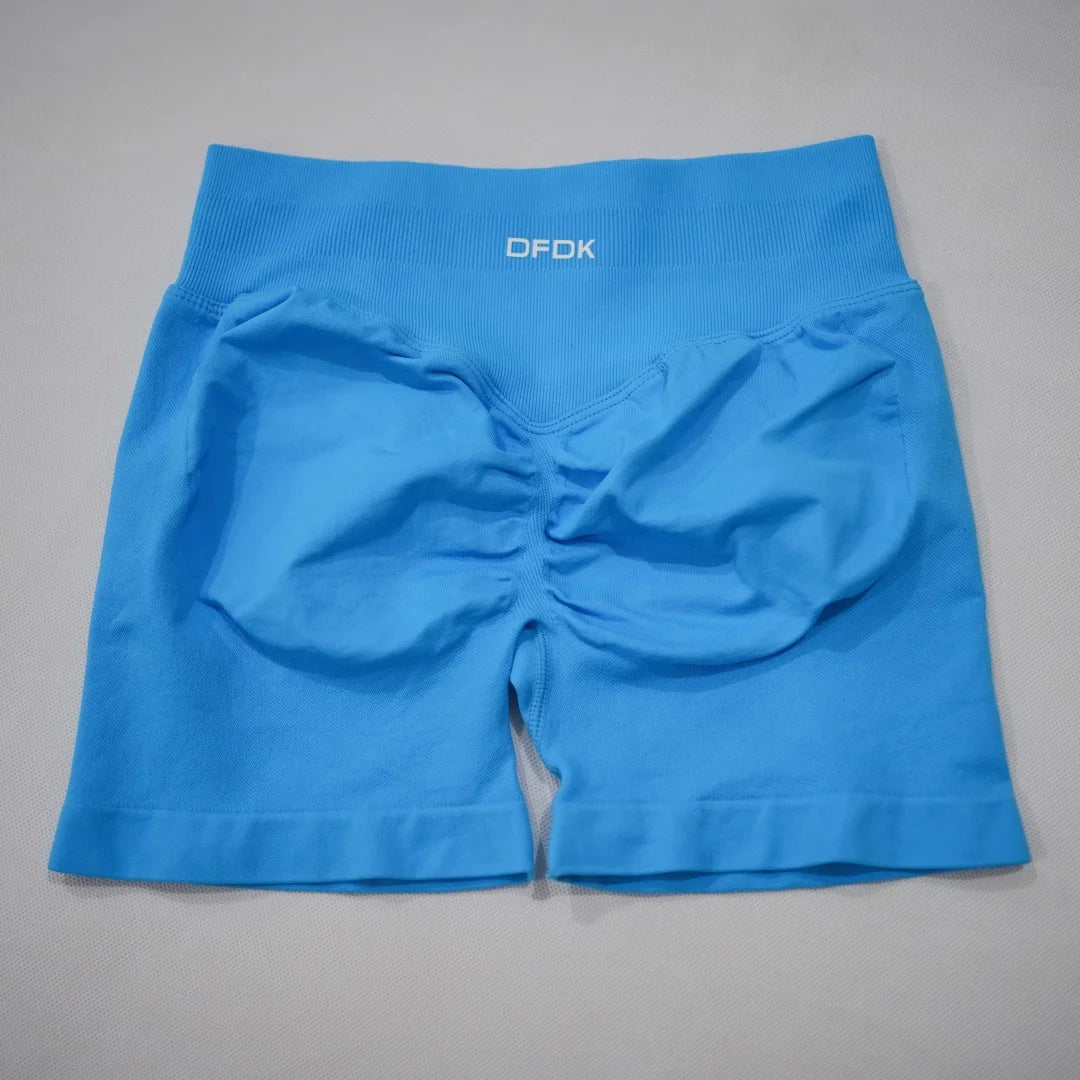 DFDK 2026 Nuovi Pantaloncini da Yoga per Donna con Effetto Push-Up, Vita Alta, Sollevamento Glutei, Resistenti agli Squat, Pantaloncini Sportivi per Palestra, Allenamento, Corsa e Fitness