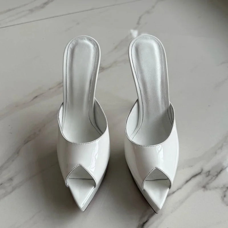 Sandali Estivi da Donna 2026 con Punta Aperta e Tacco a Spillo, Eleganti Scarpe da Ballo e da Cerimonia