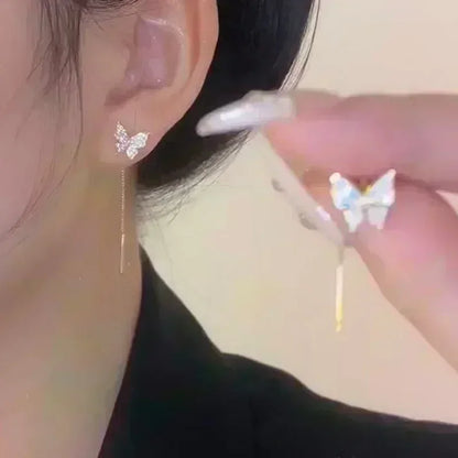 Orecchini di design combinato a doppio strato con rombo geometrico per le donne, moda semplice, accessorio quotidiano, gioielli per feste, regali di compleanno