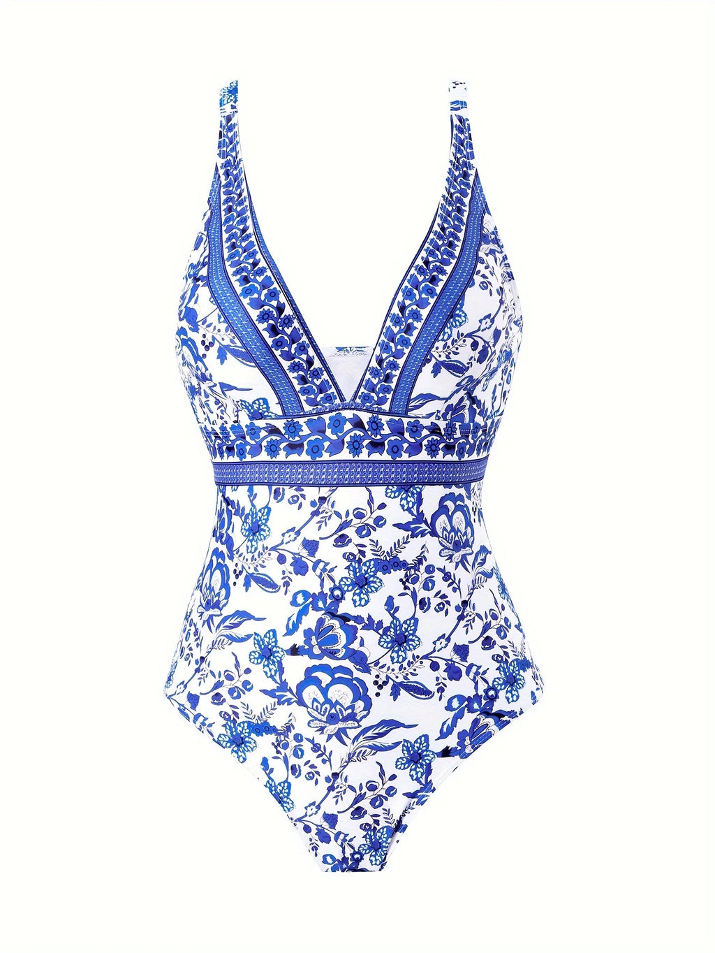 Costume da bagno floreale con stampa floreale con volant monospalla blu Set copricostume singolo micro monokini costumi da bagno sexy per ragazze Summer Beach