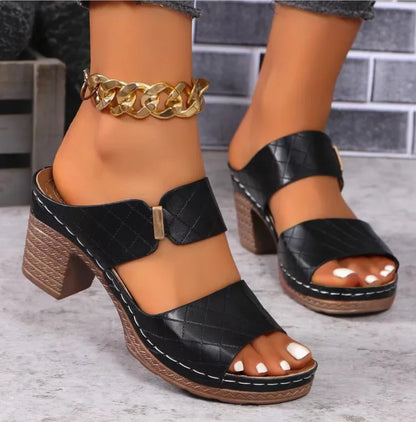 Sandales d'été Chaussures Femme Sandales élégantes Claquettes Femme Chaussures Femme Chaussures compensées Femme Chaussures Respirantes Chaussons Femme Femme