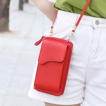 Borse a tracolla piccole a tracolla da donna Borsa da tasca per cellulare femminile in pelle PU Borsa da donna Pochette per carte Portafoglio Borse a tracolla