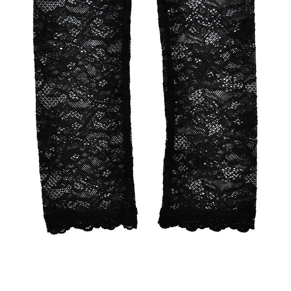 Townlike pizzo sottile aderente maxi abito lungo donna 2025 estate autunno inverno abito discoteca abiti da festa sexy con fodera a scialle