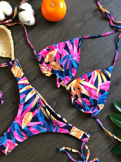 RUOTONGSEPT 2022 Sexy Micro Bikinis Swimwear Women Push-up Swimsuit Bathing Suit Bandage Beach Wear Brazilian Biquini Bikini Set