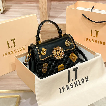 Borsa da donna designer brand handbag women's 2024 new spring/summer high-end texture single shoulder crossbody