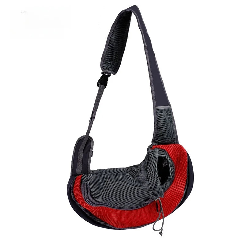 Zaino per animali domestici, borsa a tracolla portatile da viaggio, borsa a tracolla per esterni a mani libere adatta per forniture per animali domestici per gatti e cani
