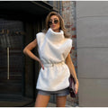 Cappotto da donna in pelliccia sintetica marrone con cappuccio Giacca da tasca a maniche lunghe di lusso oversize Lady 2025 Autunno Inverno Chic Street Capispalla