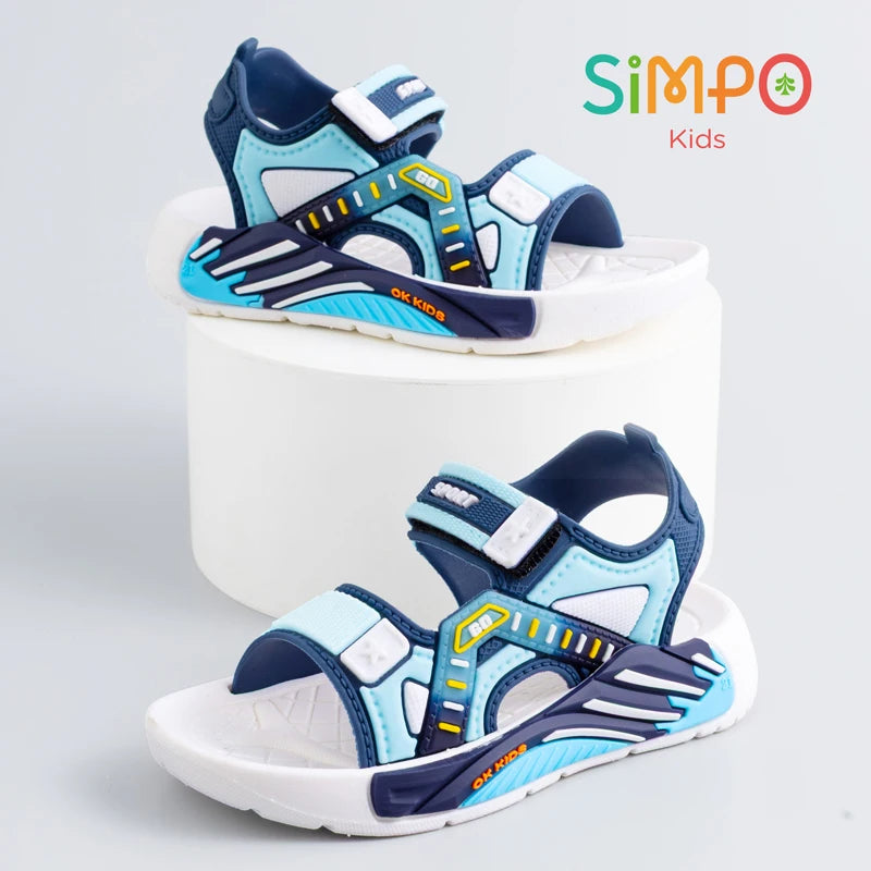 Sommersandalen für Kinder, lässige Strandschuhe mit weicher Sohle für Grundschüler Jungen und Mädchen (Unisex)