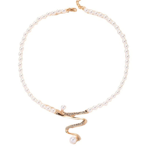 1 set di nuove donne da sposa festa di nozze imitazione perla strass collana orecchini set di gioielli