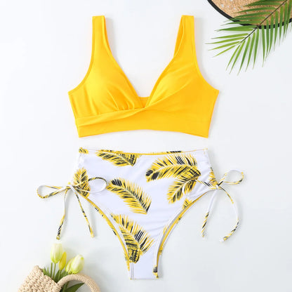 Sexy Bikini 2026 Swimsuit Women Trend Swimwear Female High Waisted Bikinis Sets Korean Swimming for Woman Bathing Suit Beachwear