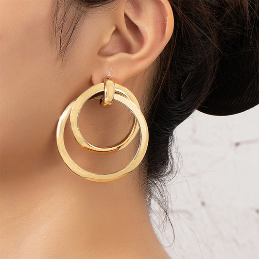 Accessori per gioielli con orecchini di design alla moda da donna, 2 pezzi, adatti per regali di appuntamenti, feste, festival