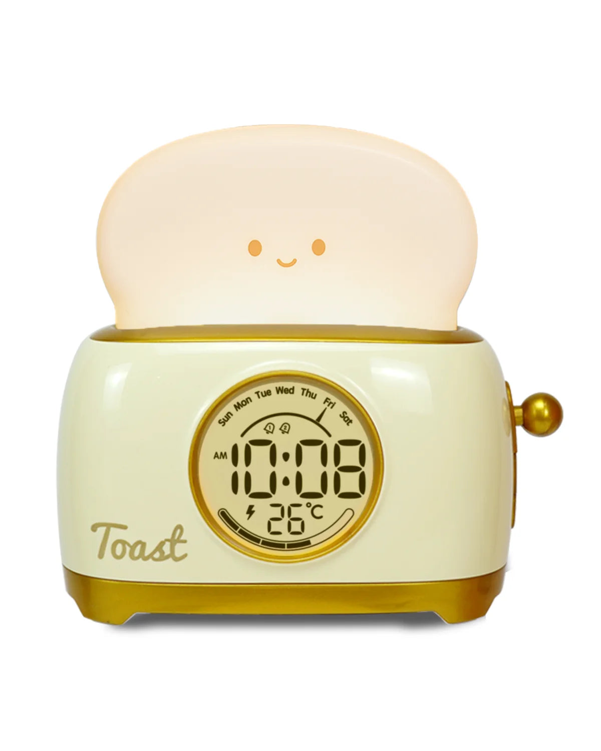 Sveglia per bambini Luce notturna a LED Orologio digitale Scarpe da ginnastica per il sonno dei bambini per la casa Camera da letto Comodino Display della temperatura carino Reloj
