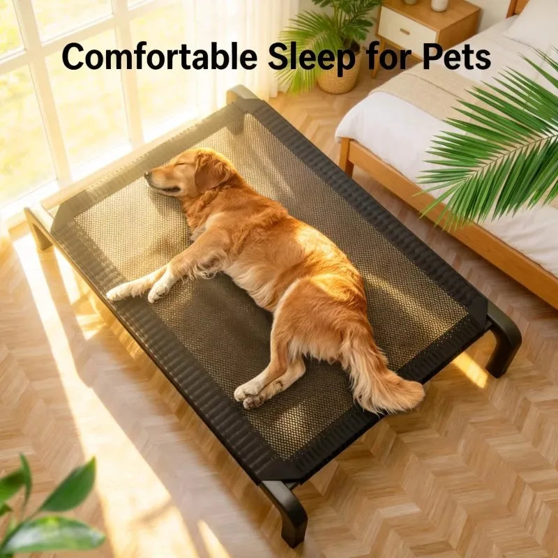 Cuccia Pieghevole per Cani di Tutte le Taglie, Letto da Campeggio Staccabile e Lavabile, Cuccia Militare per l'Estate