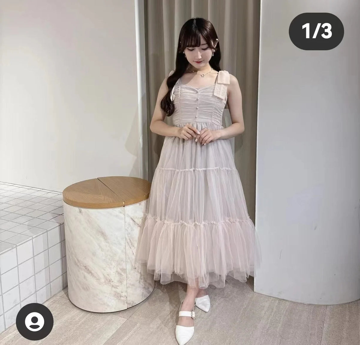 Abiti da donna di nicchia in stile giapponese Primavera Estate Autunno Ragazza Dolce fiocco Abito in rete Lolita Abito lungo con bretelle da fata carina