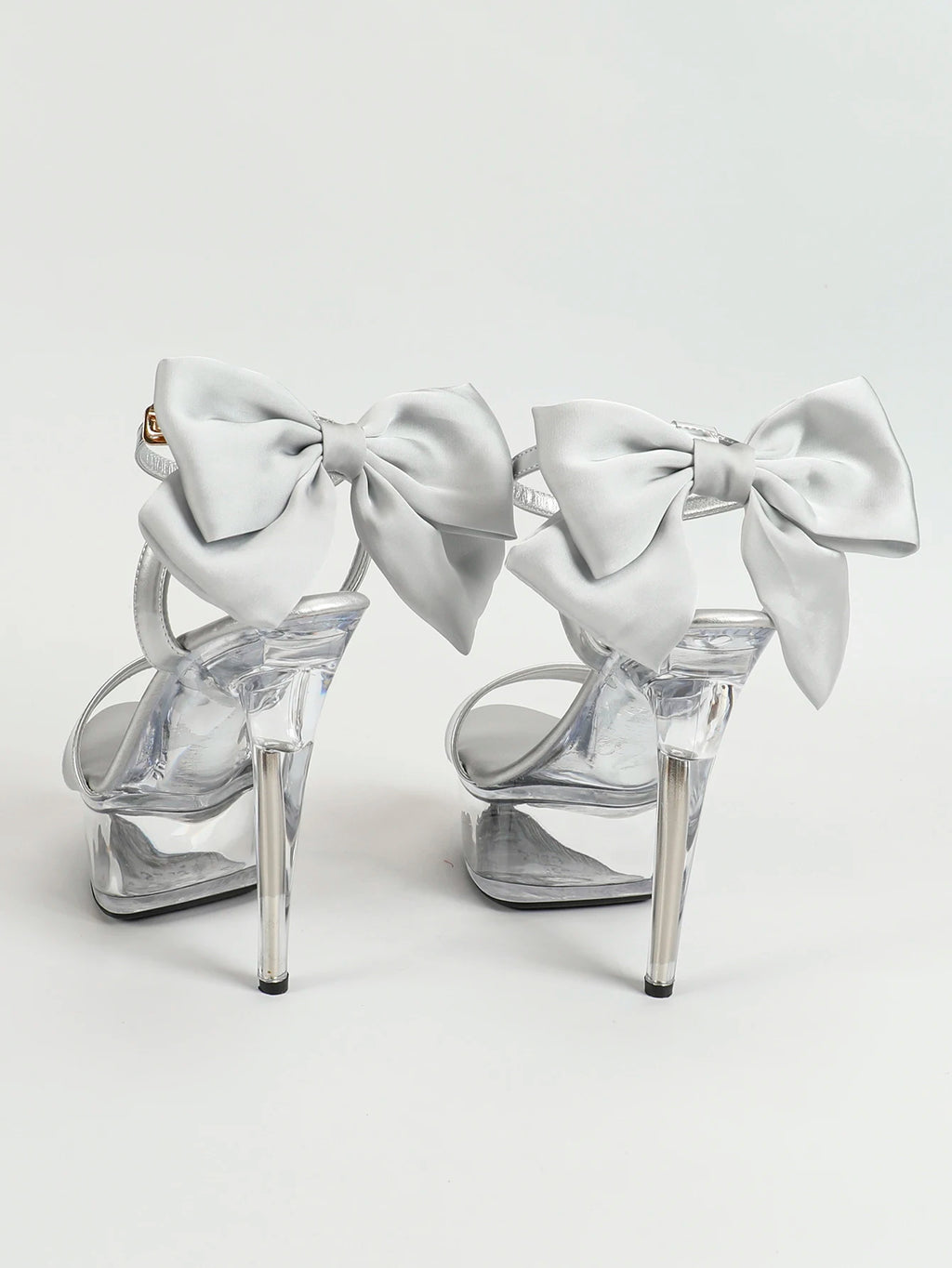 Summer Party Dress Shoes 15CM Stiletto Wedding Bride tacchi alti donna 2024 New Fashion Bow sandali con plateau di grandi dimensioni femalemuslimah