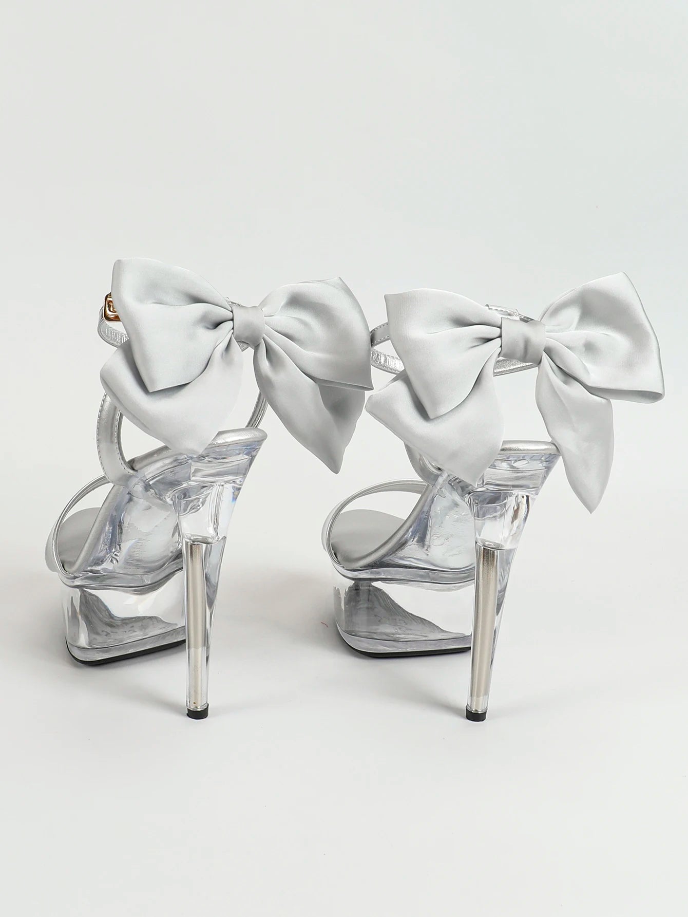 Summer Party Dress Shoes 15CM Stiletto Wedding Bride tacchi alti donna 2024 New Fashion Bow sandali con plateau di grandi dimensioni femalemuslimah