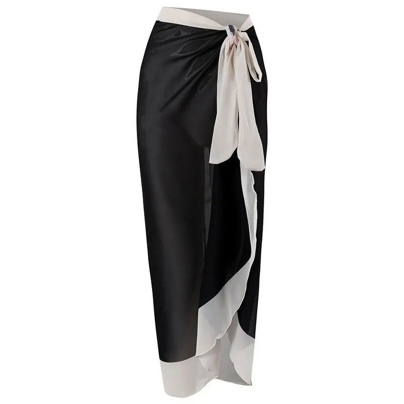 Nuovo Abito da Spiaggia Sexy con Stampa Retrò 2026, Copricostume Lungo, Gonna per Feste, Costume da Bagno, Abbigliamento da Spiaggia