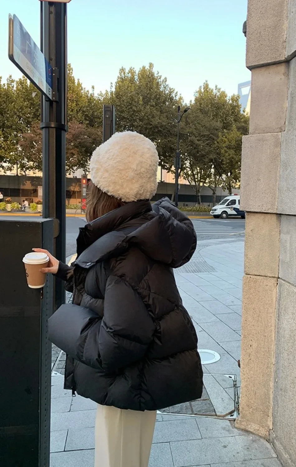 Parka invernale imbottito in cotone, cappotto da donna, giacca con cappuccio, capospalla in cotone spesso, cappotto caldo da donna, abbigliamento femminile