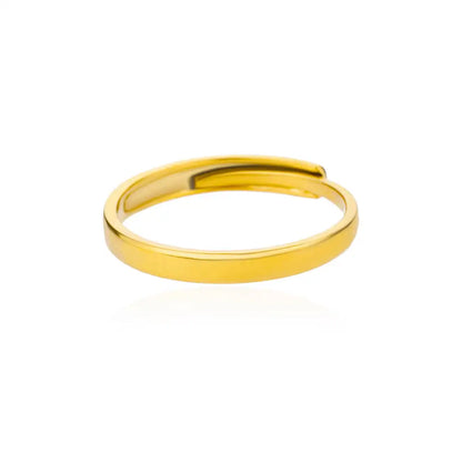 Anelli in acciaio inossidabile 316L per le donne Colore oro Non sbiadisce mai Anelli classici di lusso Anelli per coppie di nozze Gioielli Spedizione gratuita