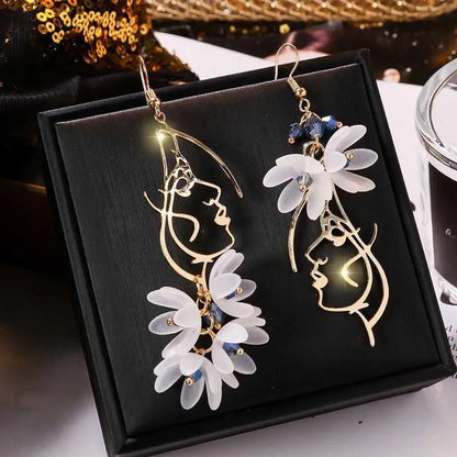 2 pezzi moda donna multi stile lungo irregolare nappa orecchini accessori di gioielli adatti per appuntamenti, feste, regali di festival