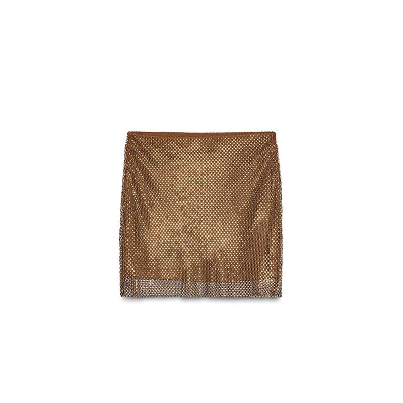 Abito corto senza maniche scintillante da donna con tutti i strass Abiti sexy senza spalline alla moda per donna Estate Nuovo outfit streetwear