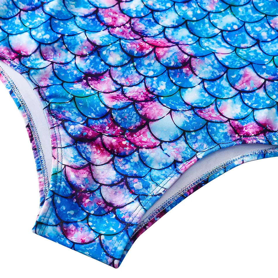 Costume da bagno a sirena per bambini costume da bagno intero per ragazze costume da bagno intero per ragazze Hot Spring Sling costume da bagno ad asciugatura rapida per sport acquatici