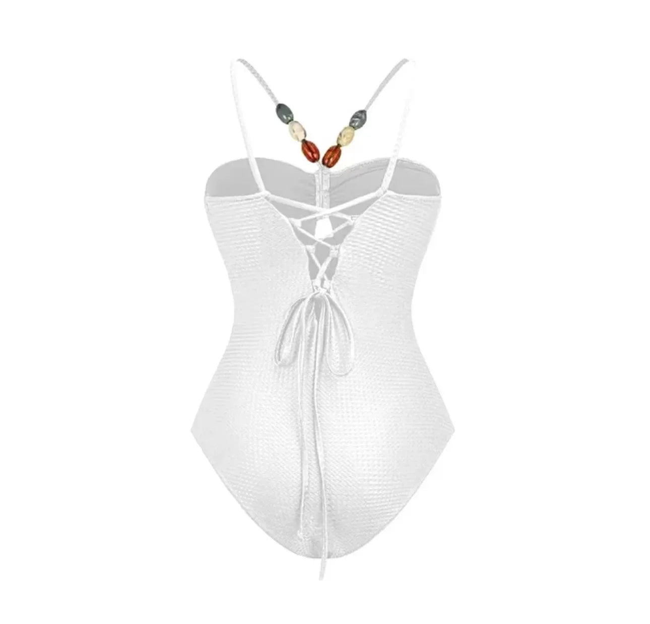 Printed One-Piece Bikini Set Women's Beachwear Tummy Covering Slimming Southeast Asian Sun Protection Style