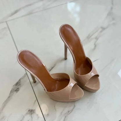 Sandali Estivi da Donna 2026 con Punta Aperta e Tacco a Spillo, Eleganti Scarpe da Ballo e da Cerimonia