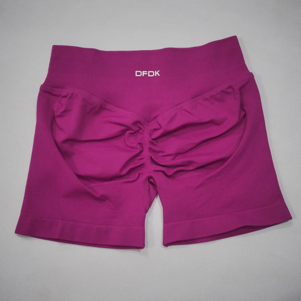 DFDK 2026 Nuovi Pantaloncini da Yoga per Donna con Effetto Push-Up, Vita Alta, Sollevamento Glutei, Resistenti agli Squat, Pantaloncini Sportivi per Palestra, Allenamento, Corsa e Fitness